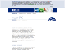 Tablet Screenshot of epicinvest.com